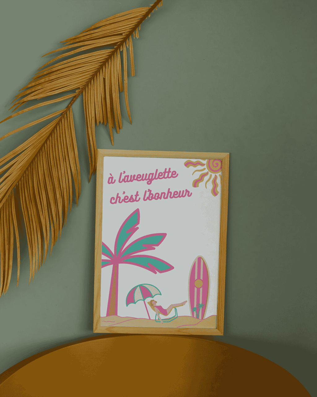 AFFICHE A L'AVEUGLETTE CH'EST L'BONHEUR