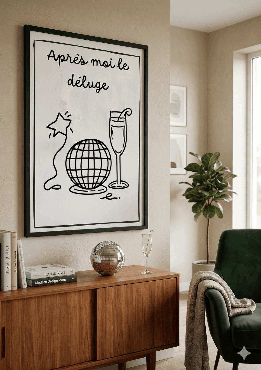 AFFICHE APRES MOI LE DELUGE