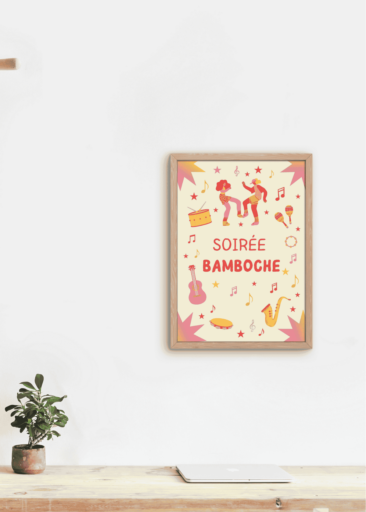 AFFICHE SOIREE BAMBOCHE 1
