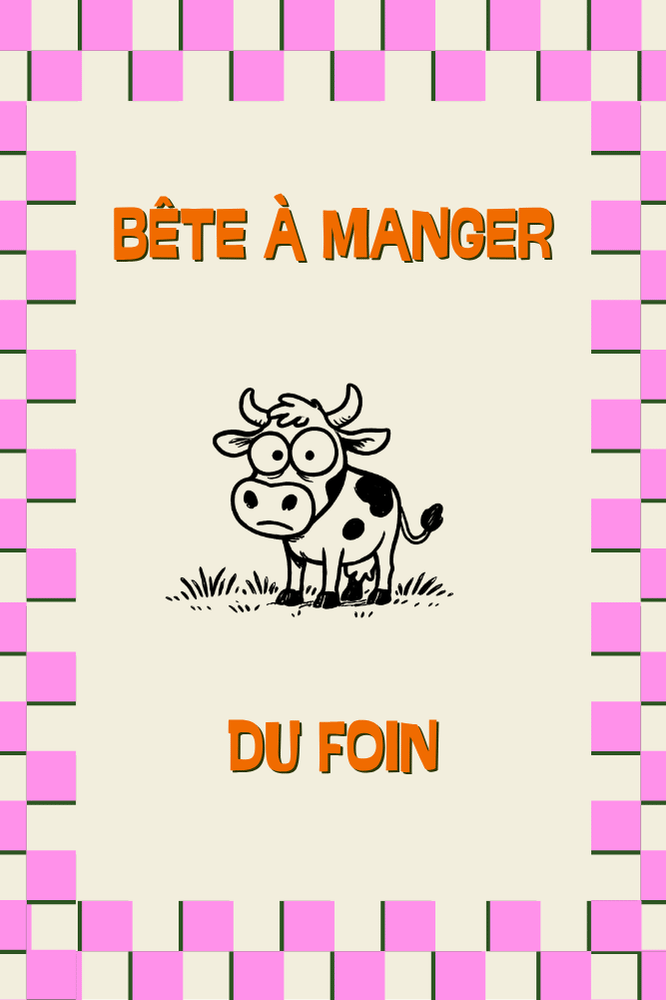 AFFICHE BETE A MANGER DU FOIN
