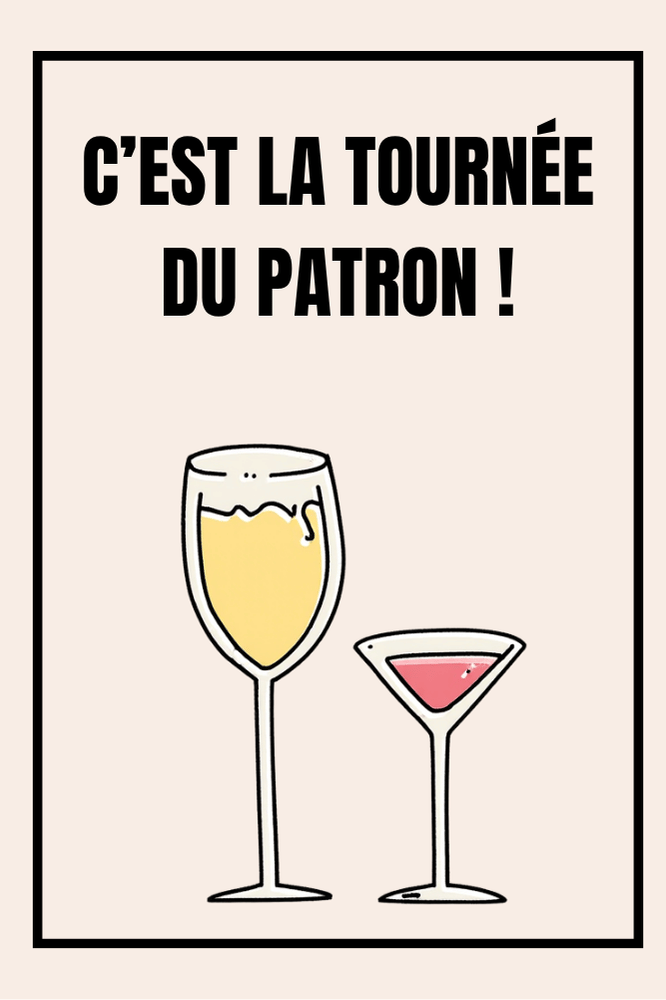 AFFICHE C'EST LA TOURNEE DU PATRON