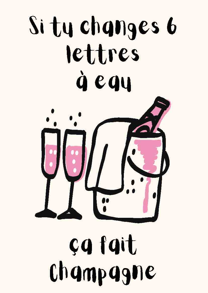 AFFICHE CHAMPAGNE !