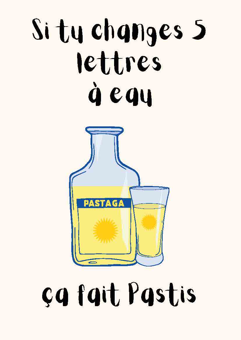 AFFICHE  PASTIS !