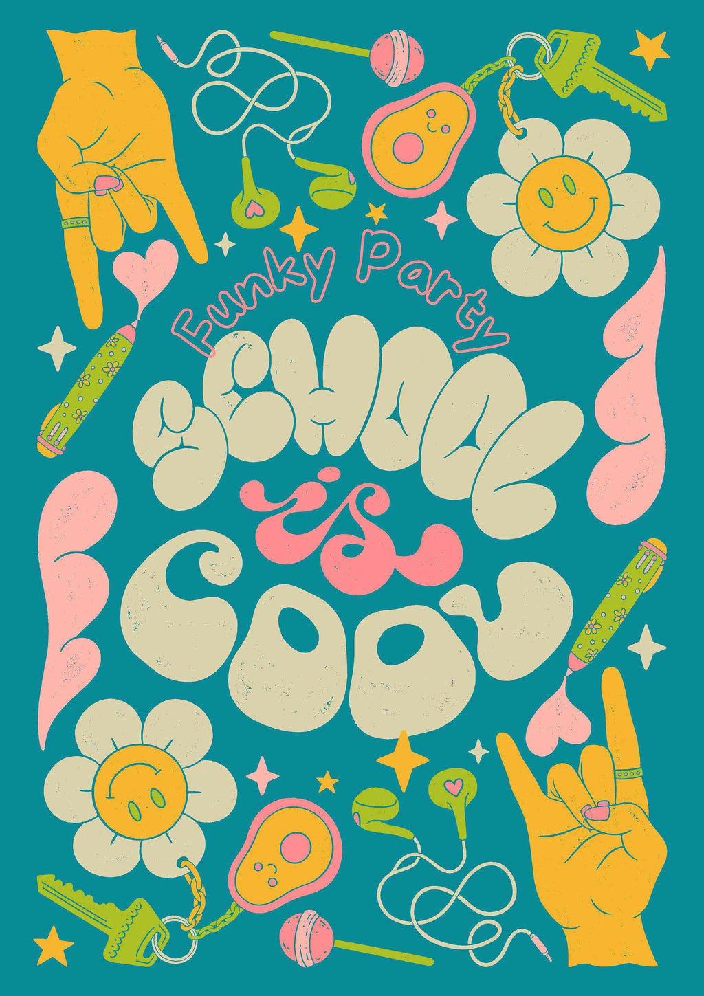 AFFICHE FUNKY PARTY 3