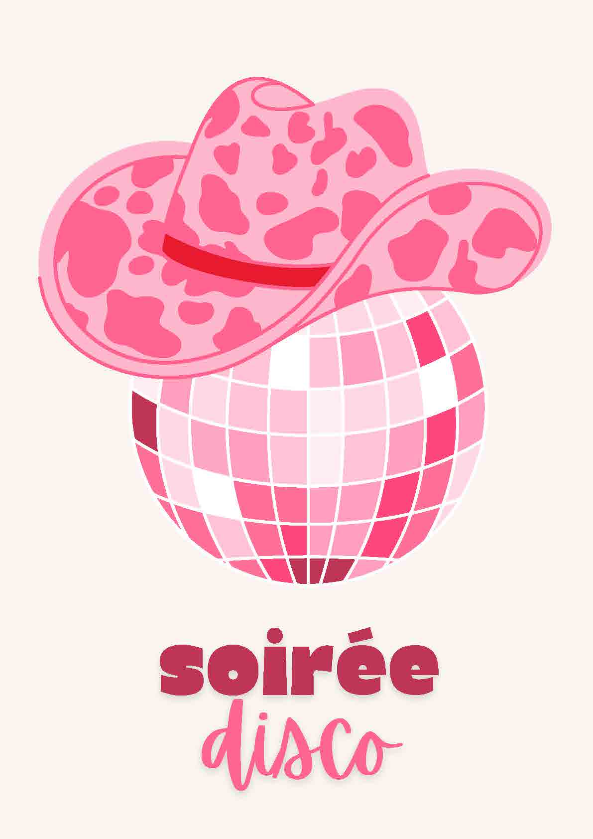 AFFICHE SOIREE DISCO 3