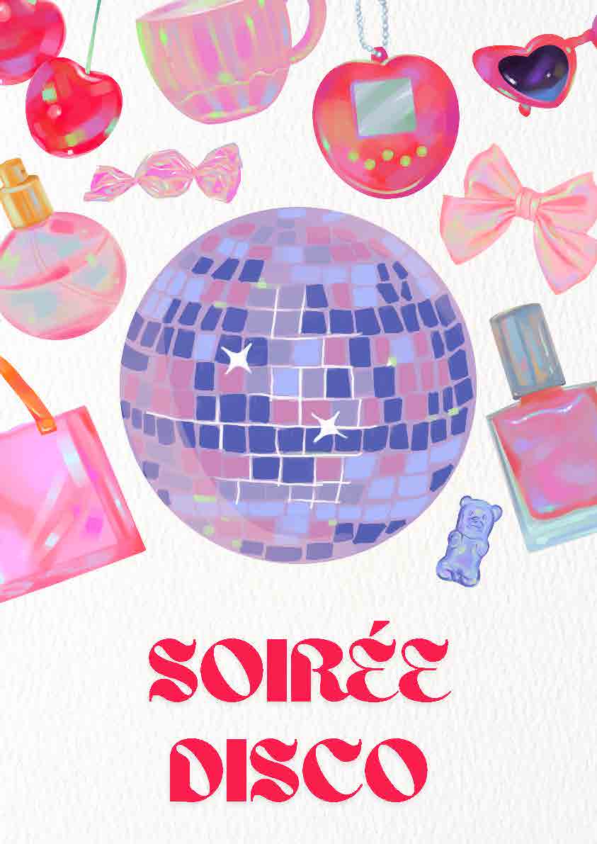 AFFICHE SOIREE DISCO 4