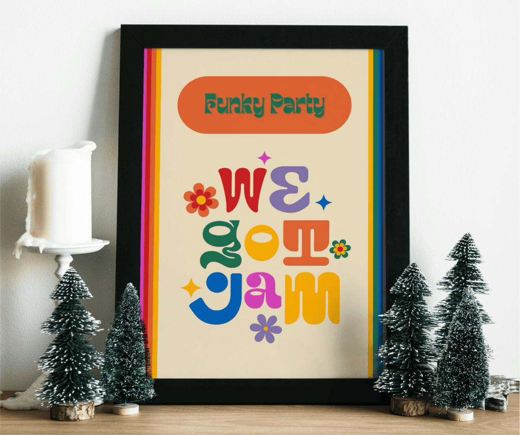 AFFICHE FUNKY PARTY 1