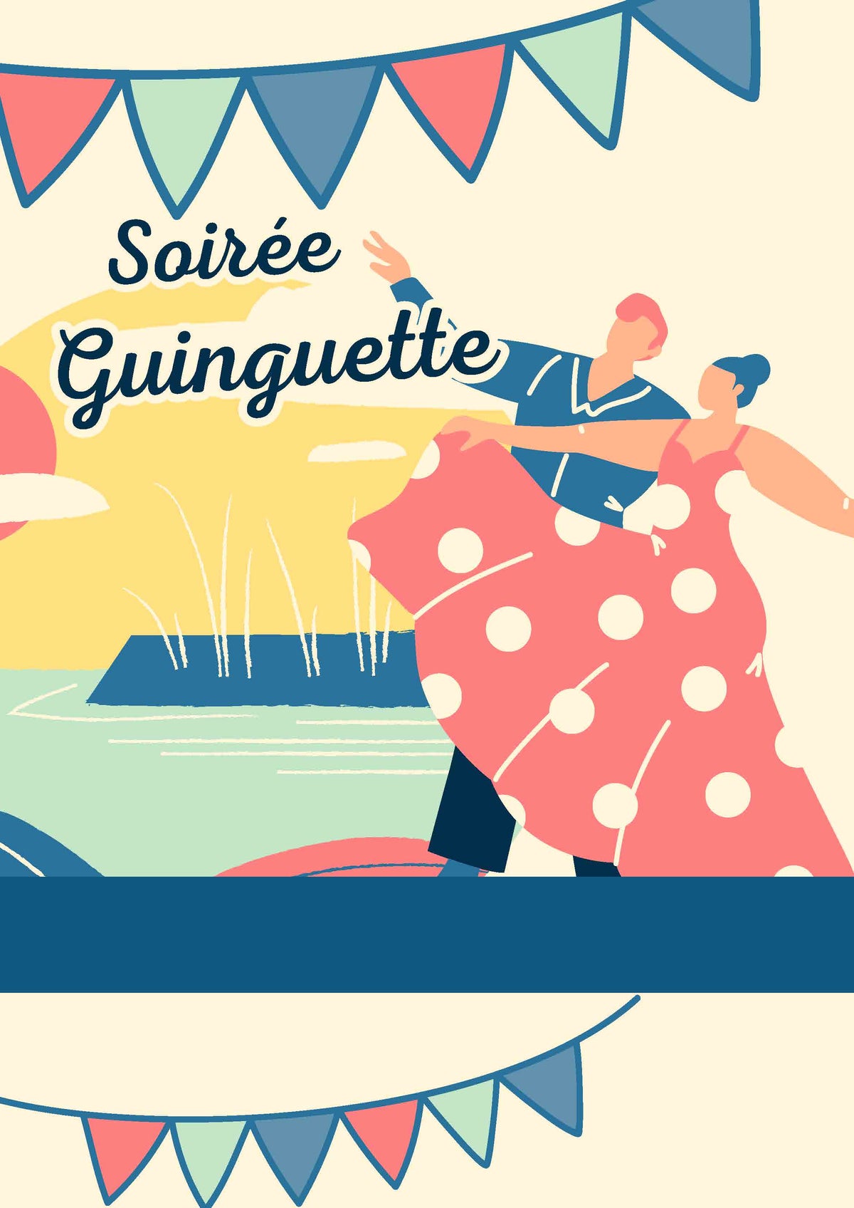 AFFICHE SOIREE GUINGUETTE 1