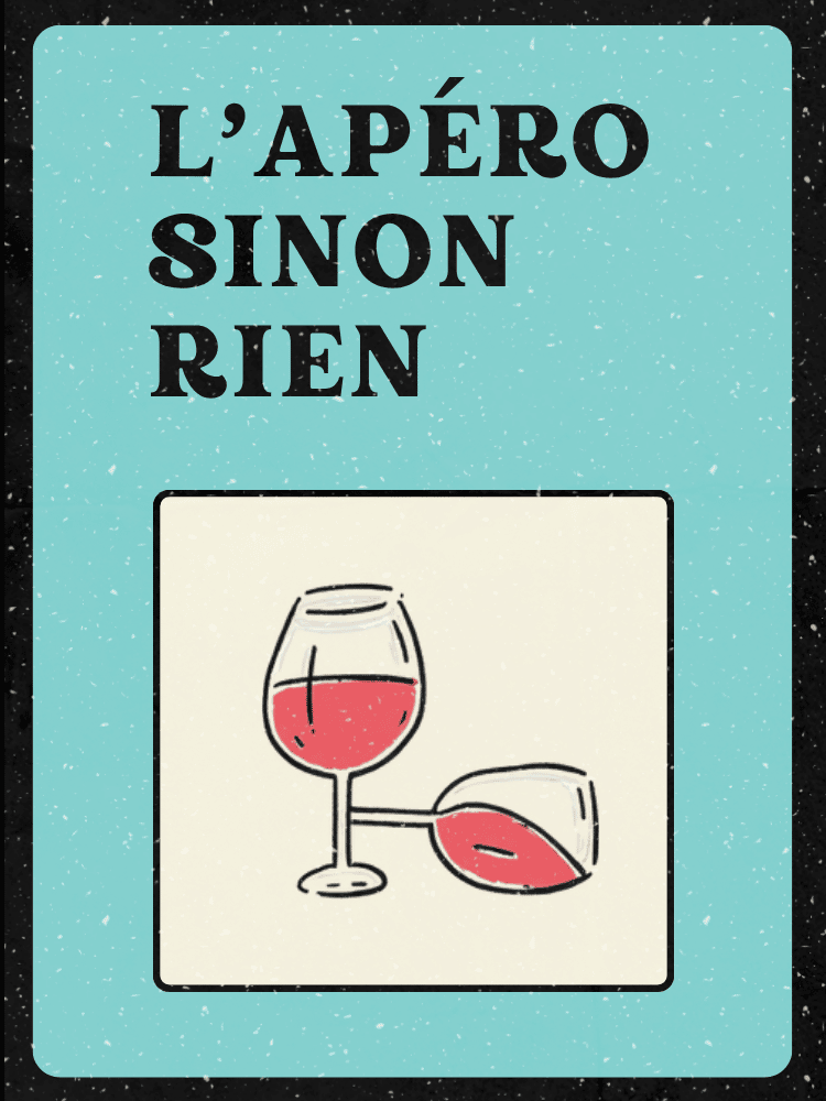 AFFICHE L'APERO SINON RIEN