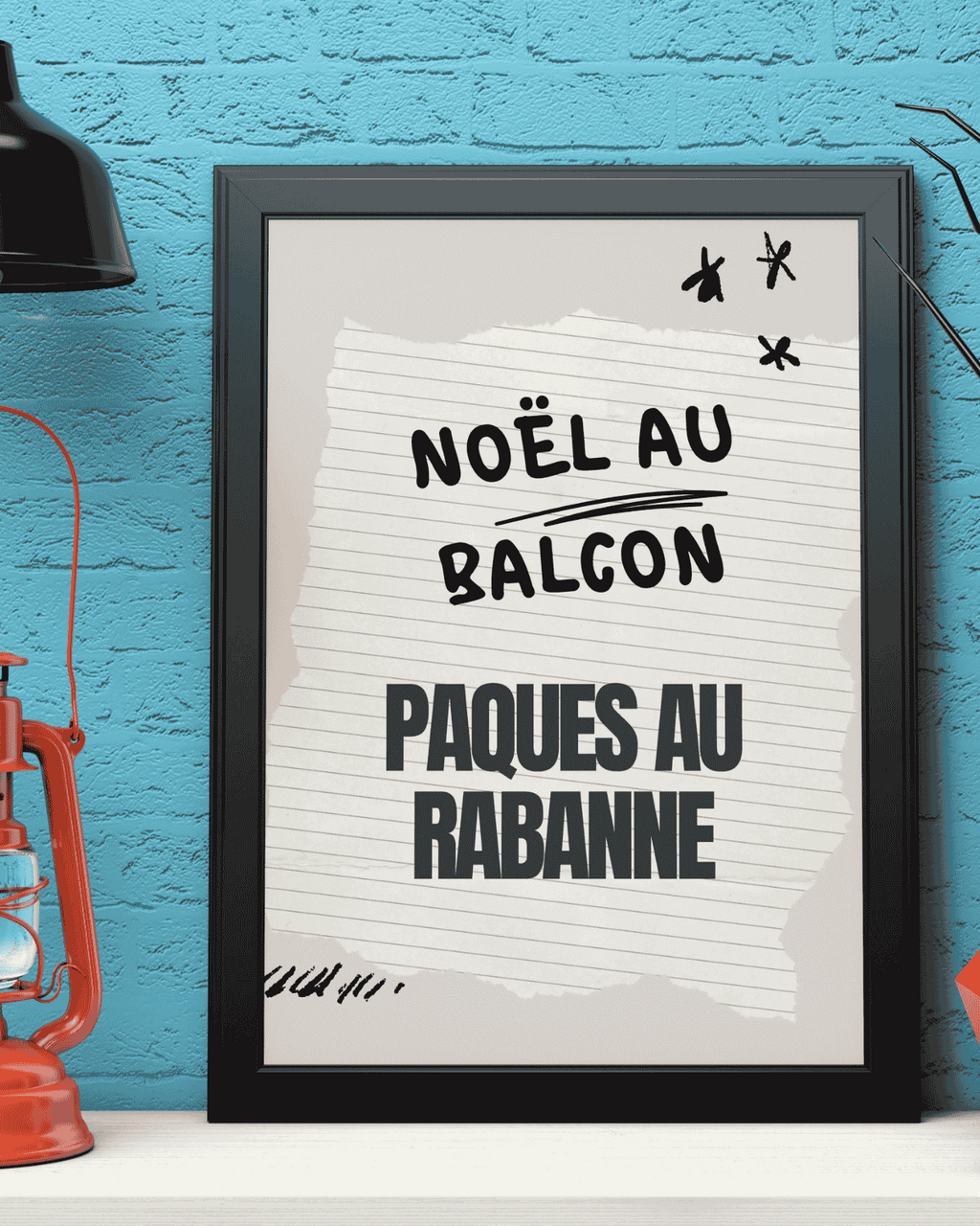 AFFICHE NOEL AU BALCON PAQUES AU RABANNE