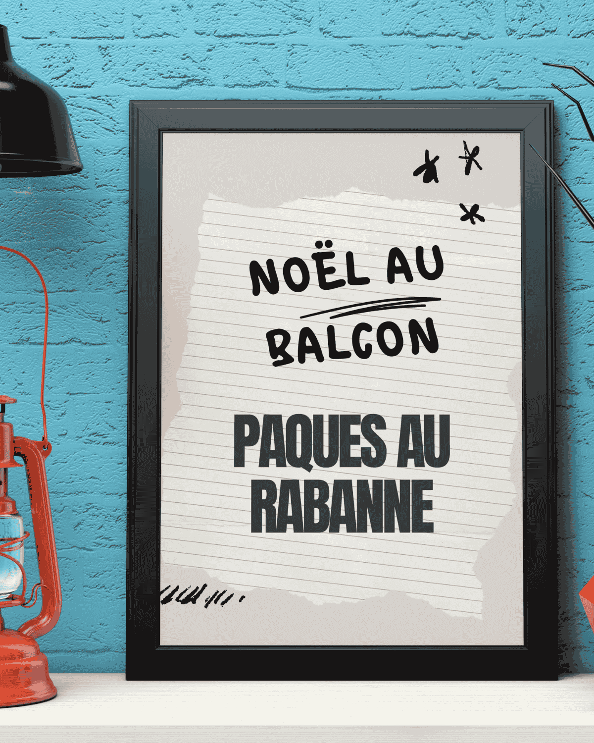 AFFICHE NOEL AU BALCON PAQUES AU RABANNE