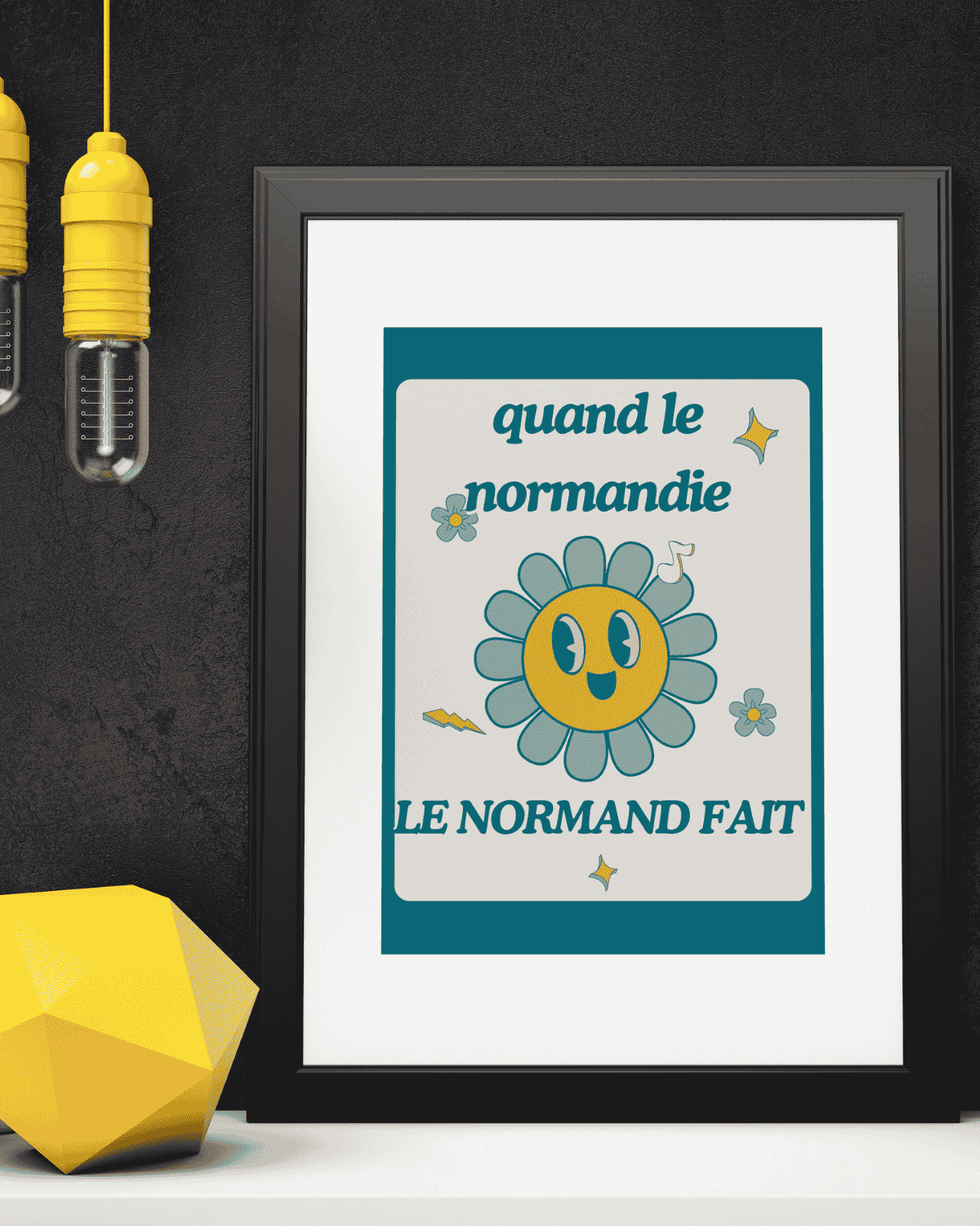 AFFICHE QUAND LE NORMAND DIT 2