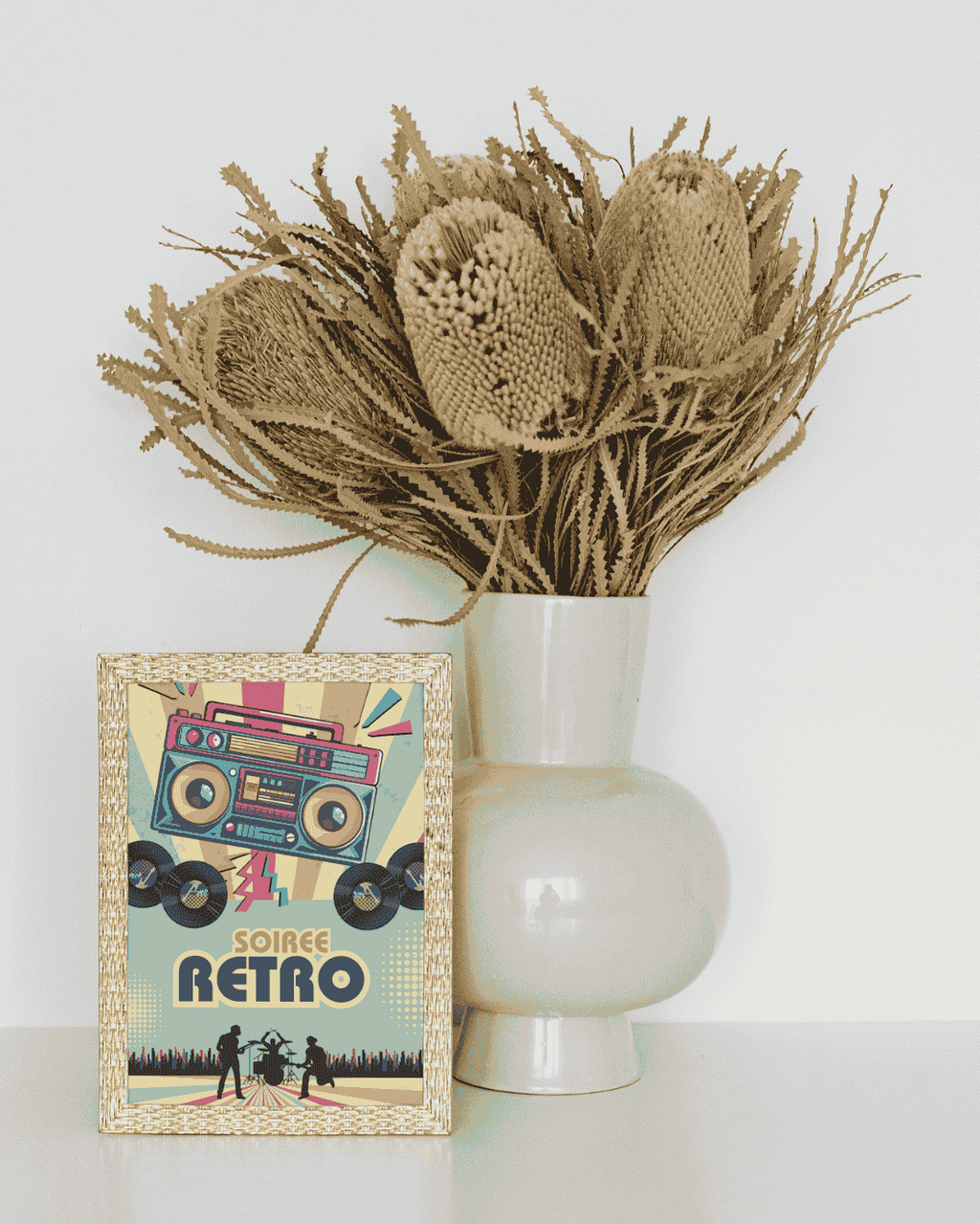 AFFICHE SOIREE RETRO 2