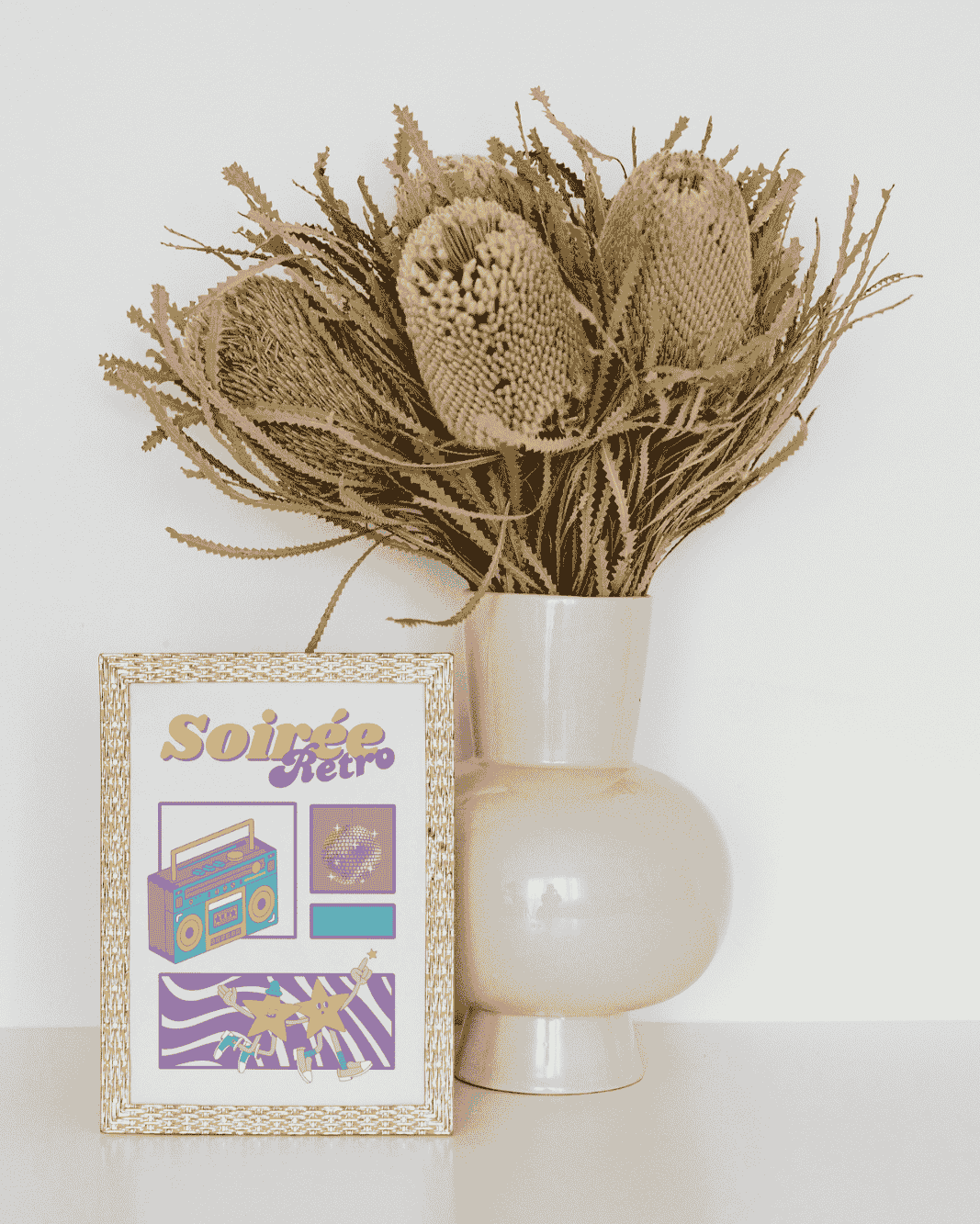 AFFICHE SOIREE RETRO 3