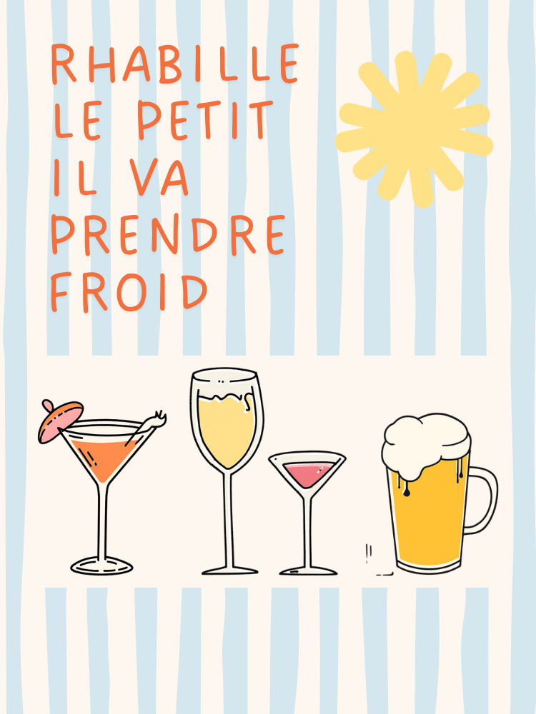 AFFICHE RHABILLE LE PETIT IL VA PRENDRE FROID