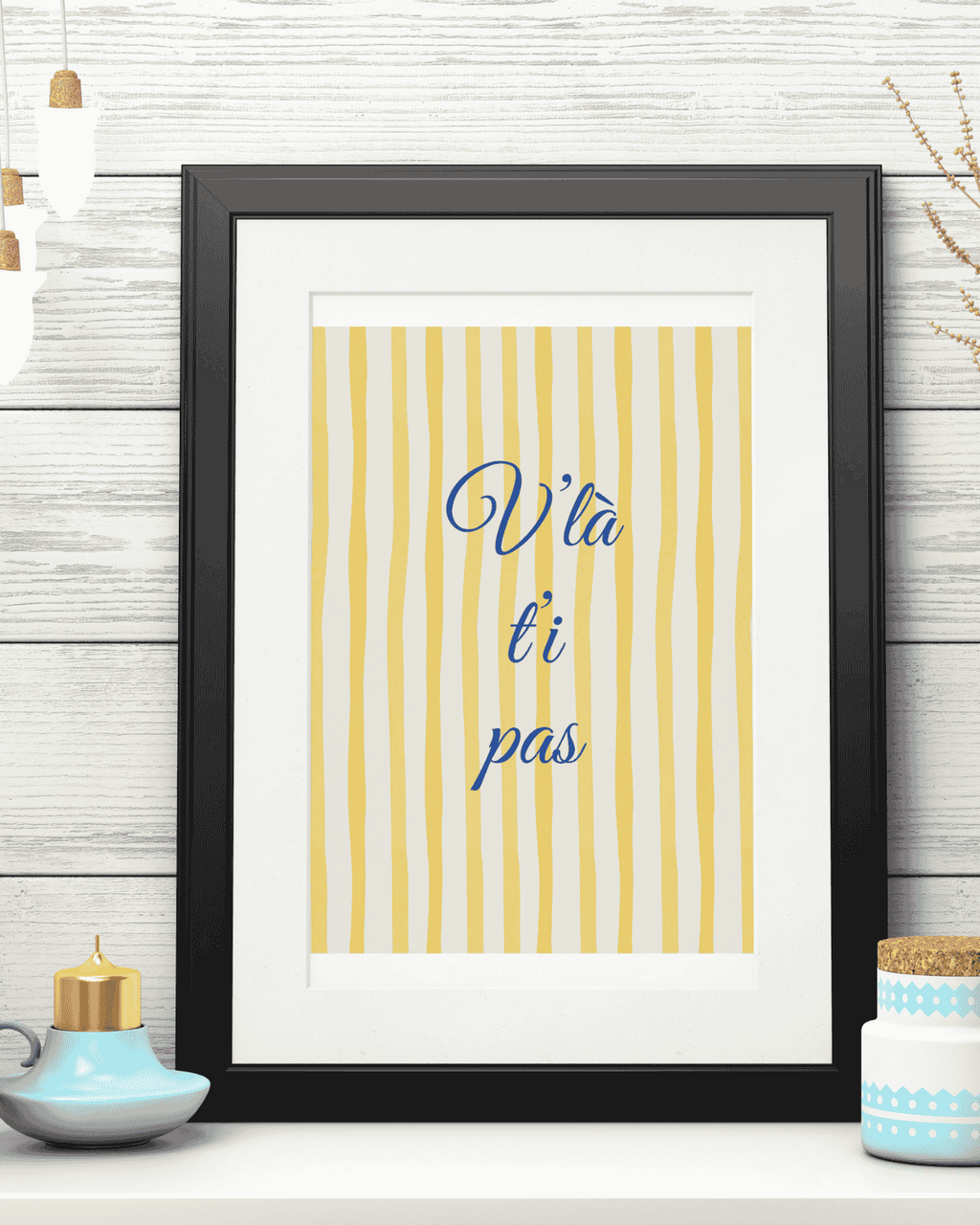 AFFICHE V'LA T'I PAS