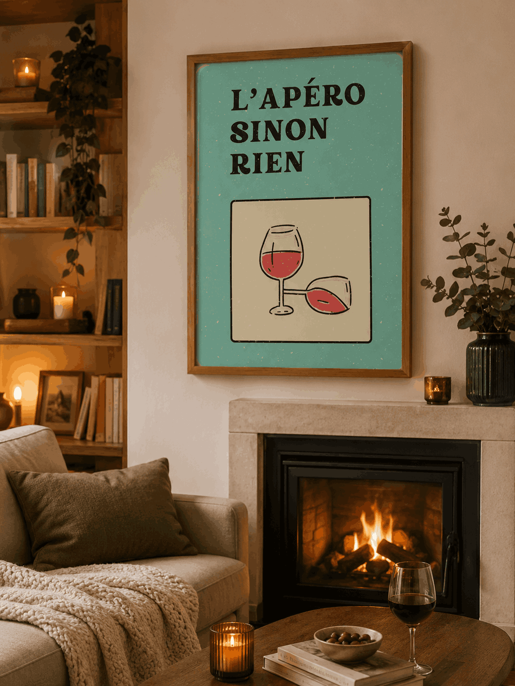 AFFICHE L'APERO SINON RIEN