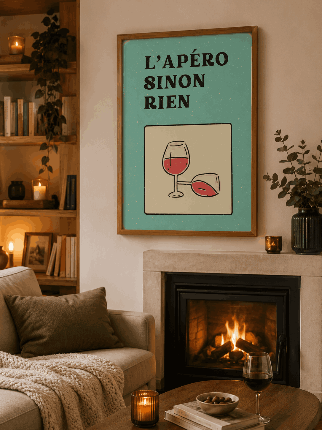 AFFICHE L'APERO SINON RIEN
