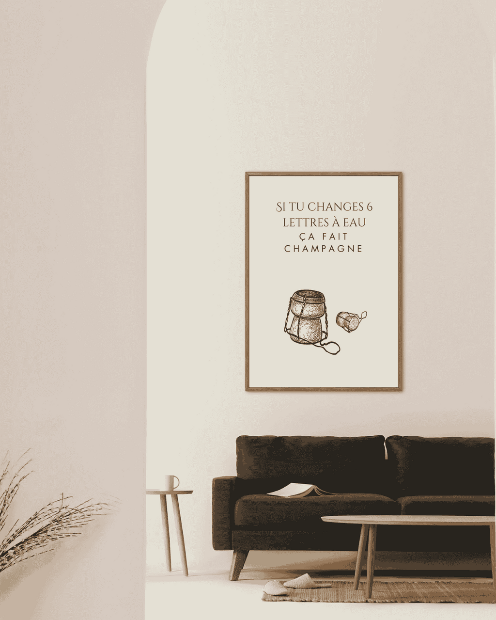 AFFICHE CHAMPAGNE