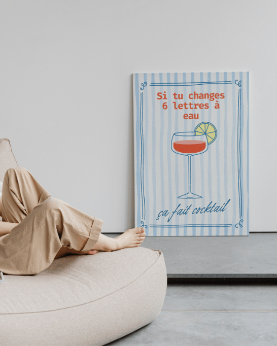 AFFICHE COCKTAIL