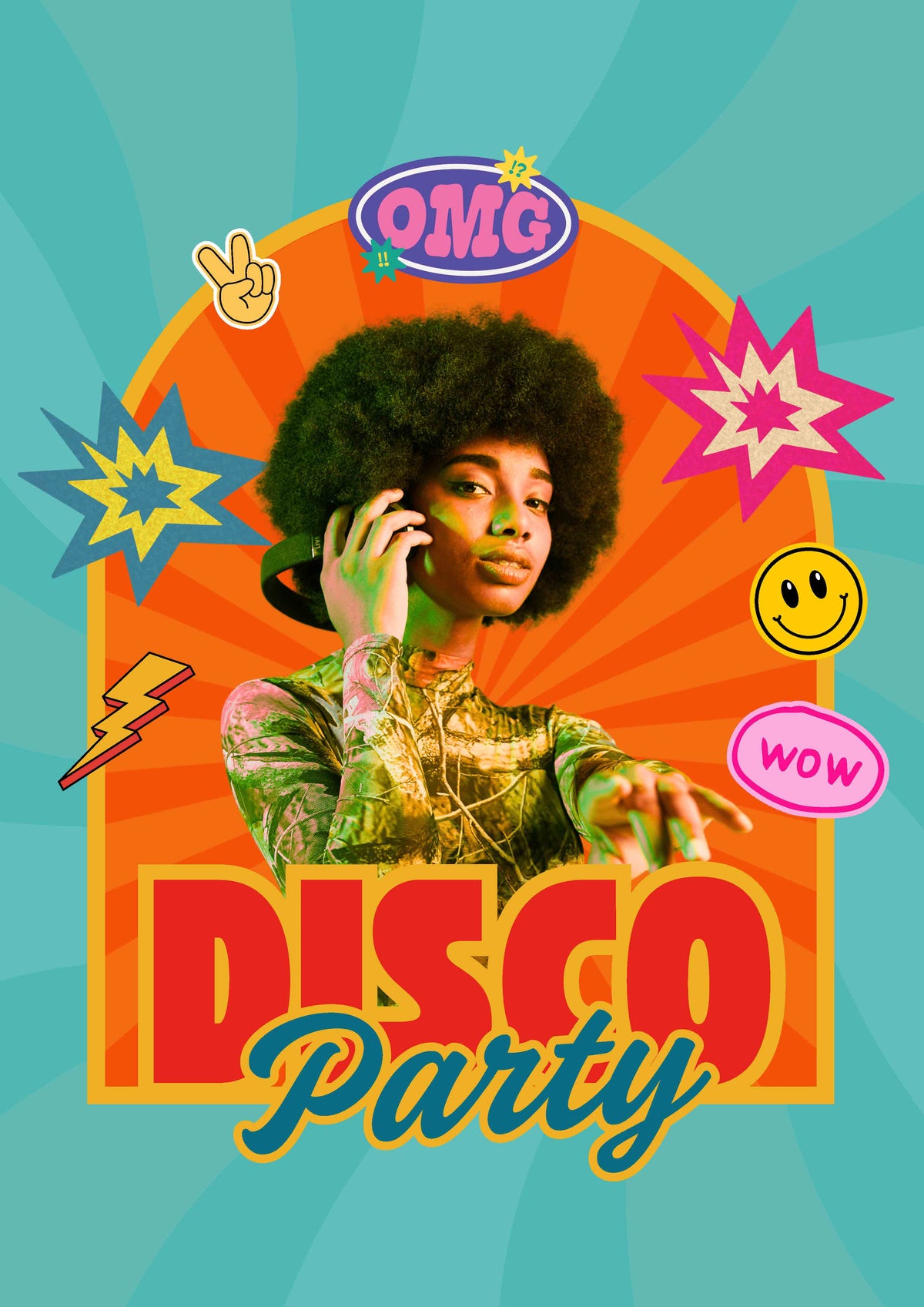 Visuel Affiche Disco Party
