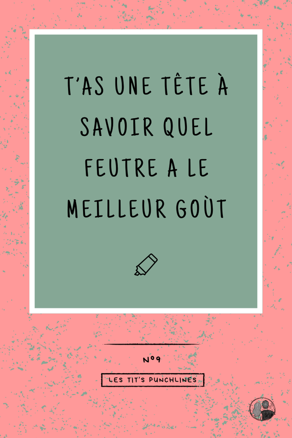 AFFICHE T AS UNE TETE A SAVOIR QUEL FEUTRE A LE MEILLEUR GOUT