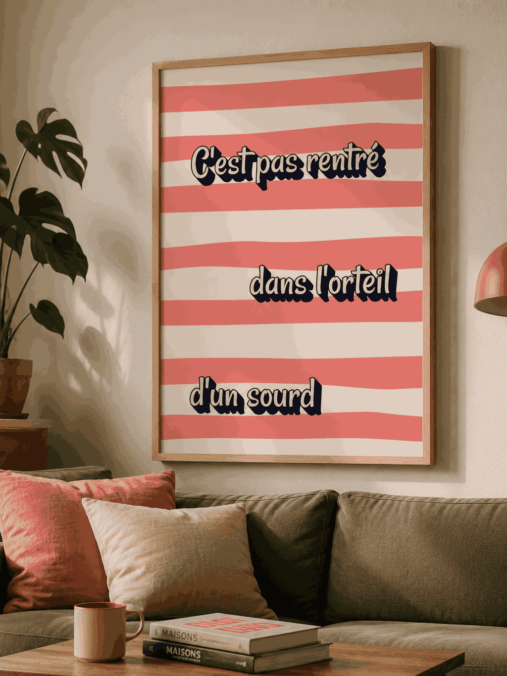 AFFICHE C EST PAS RENTRE DANS L ORTEIL D UN SOURD