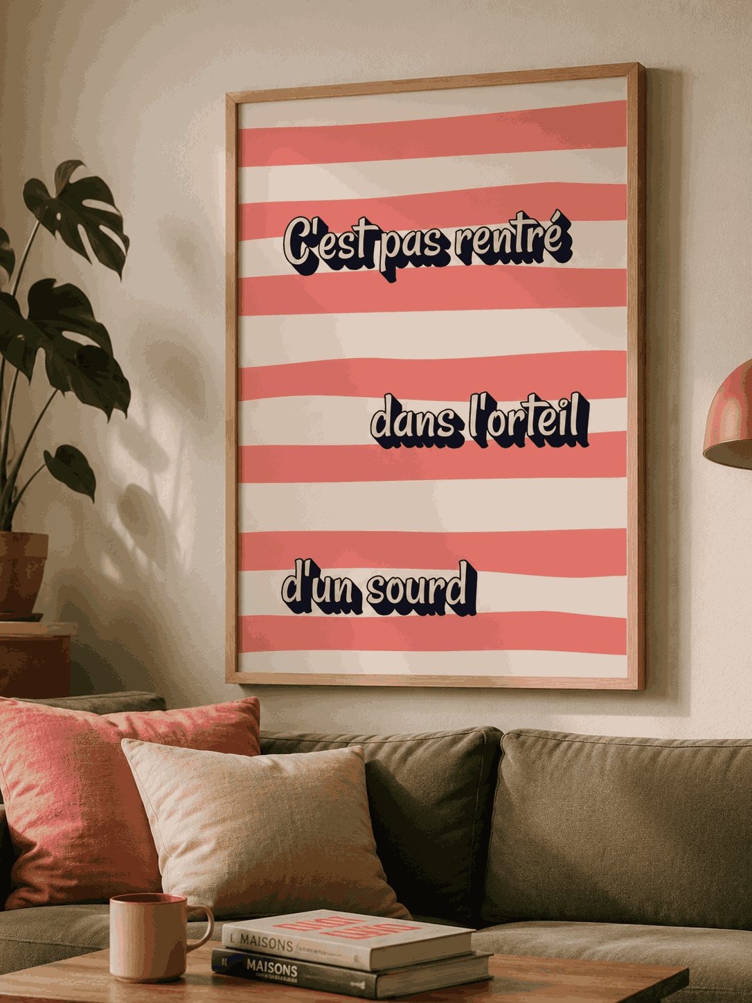 AFFICHE C EST PAS RENTRE DANS L ORTEIL D UN SOURD