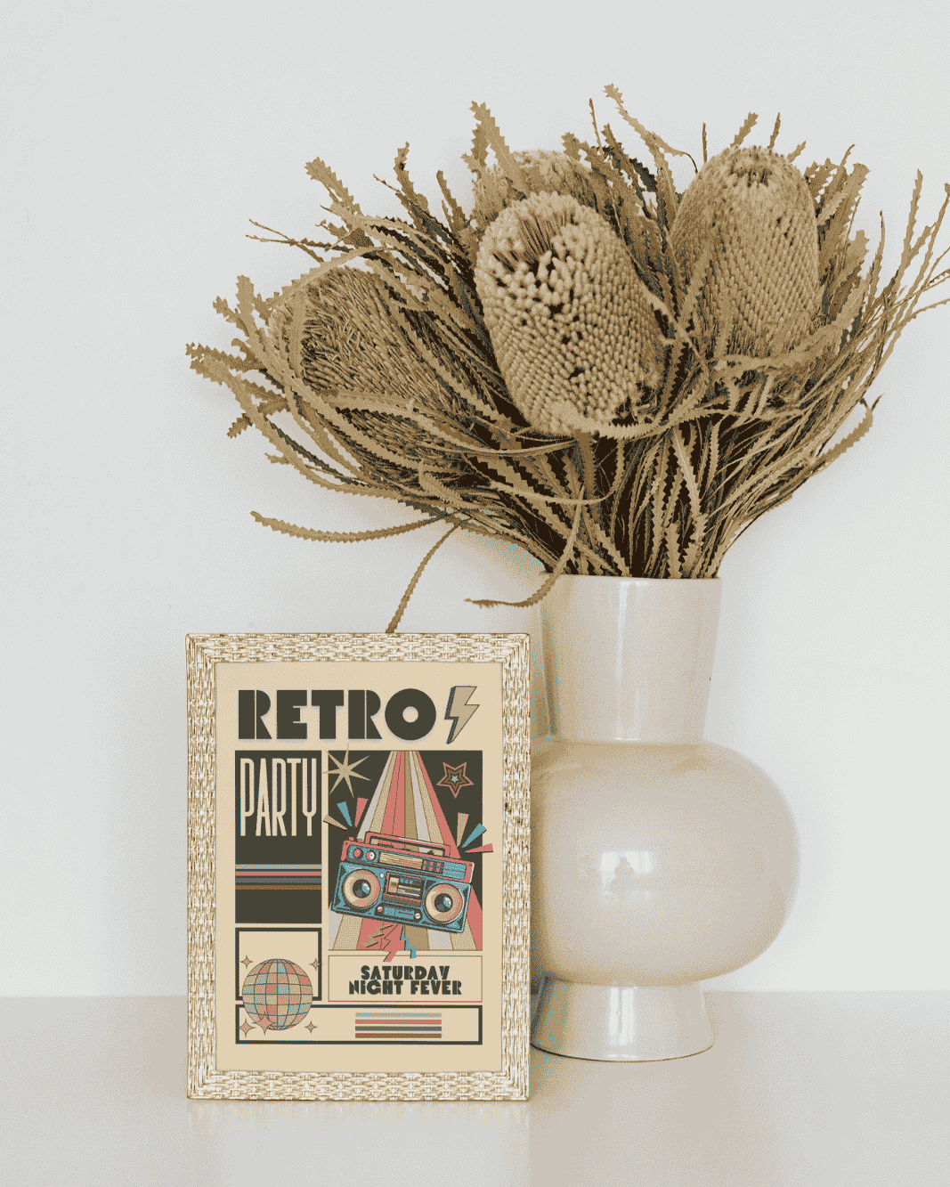 Visuel Mockup Retro Party